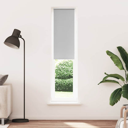 vidaXL Verdunkelungsrollo Hellgrau 60x230 cm Stoffbreite 55,7 cm