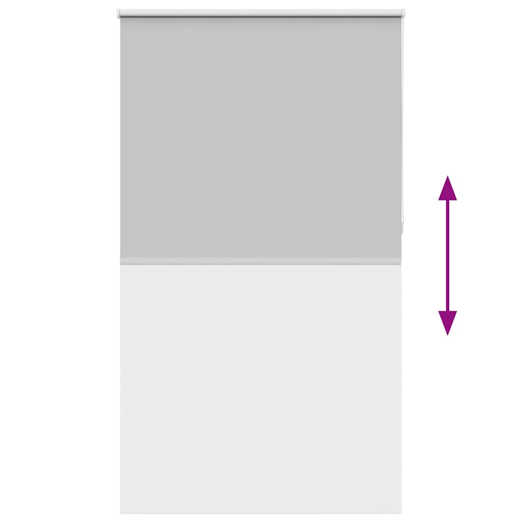 vidaXL Store occultant Gris clair 135x230cm Largeur du tissu 131,6cm