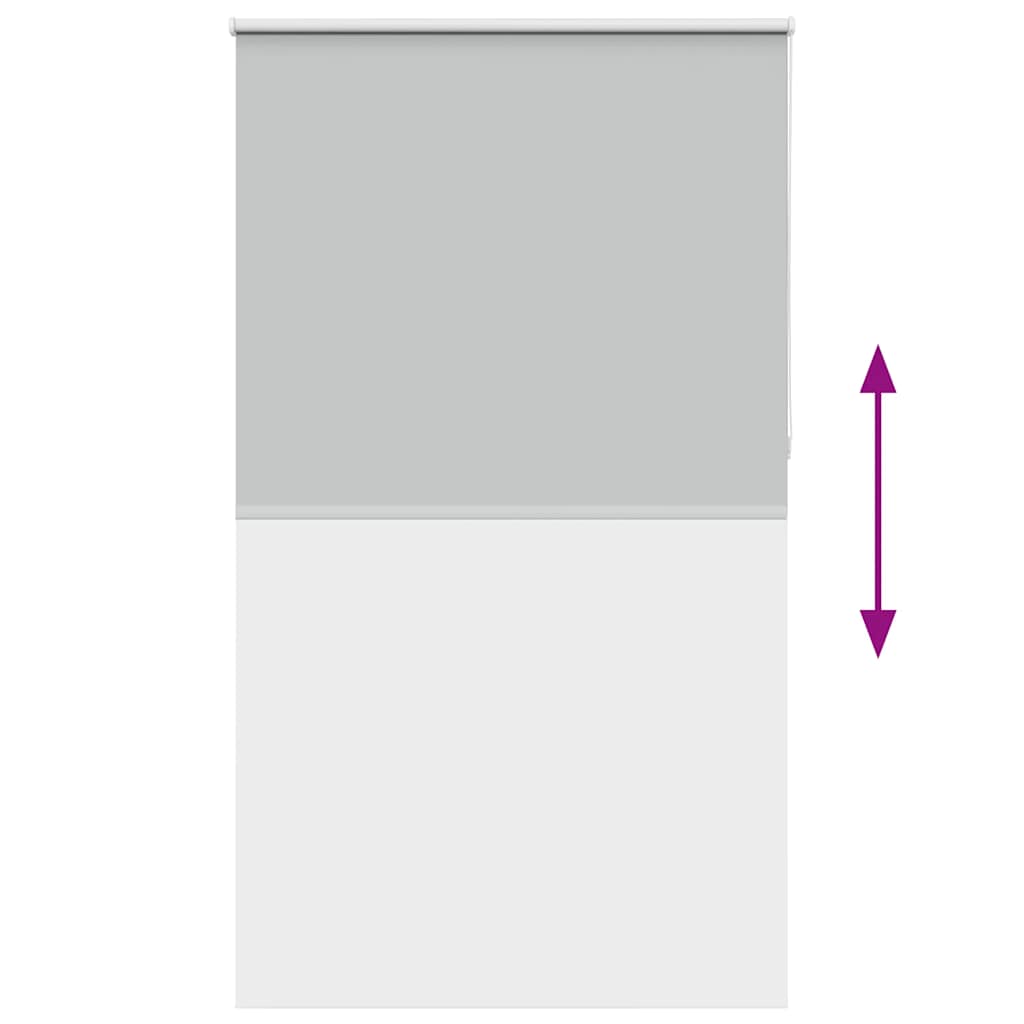 vidaXL Store occultant Gris clair 140x230cm Largeur du tissu 136,6cm