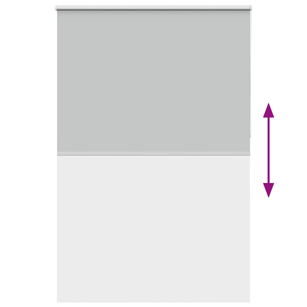 vidaXL Verdunkelungsrollo Hellgrau 160x230cm Stoffbreite 156,6cm