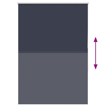 vidaXL Verdunkelungsrollo Marineblau 95x150cm Stoffbreite 90,7 cm