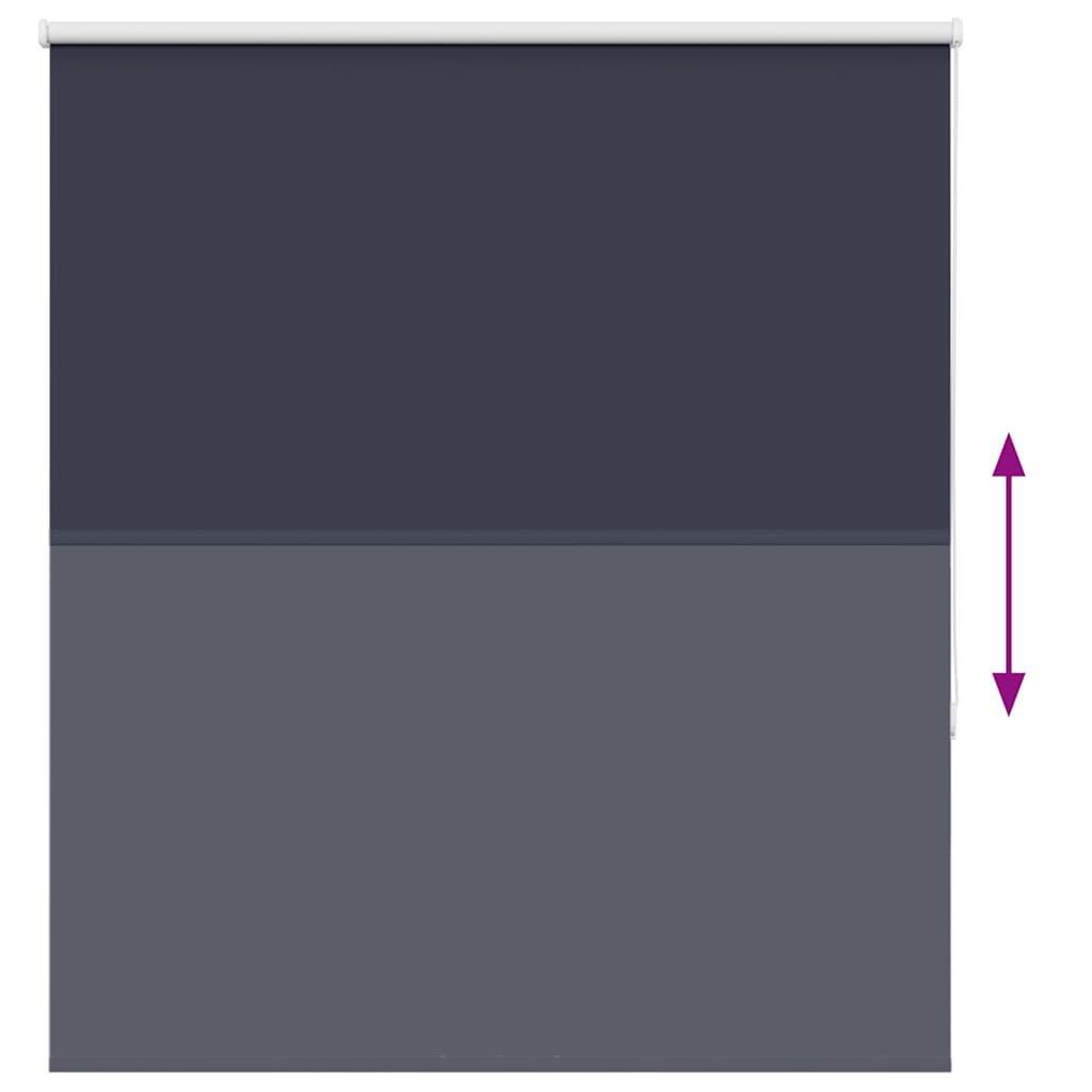 vidaXL Verdunkelungsrollo Marineblau 120x150 cm Stoffbreite 116,6 cm