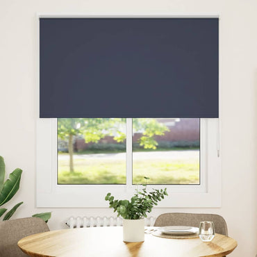 vidaXL Verdunkelungsrollo Marineblau 140x150 cm Stoffbreite 136,6 cm