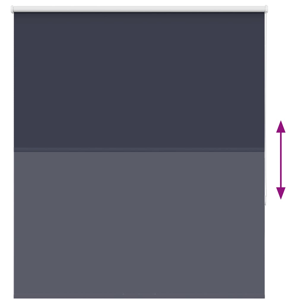 vidaXL Verdunkelungsrollo Marineblau 140x150 cm Stoffbreite 136,6 cm