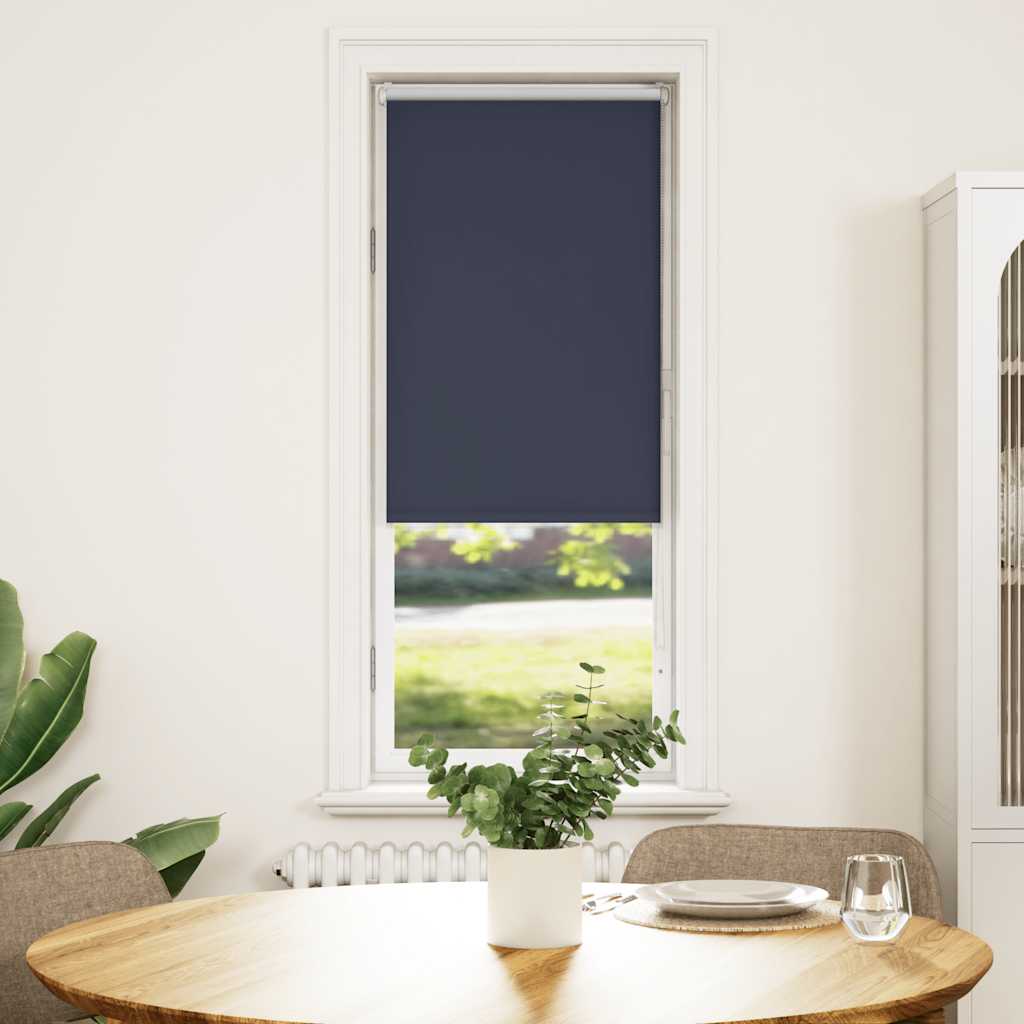 vidaXL Verdunkelungsrollo Marineblau 40x175cm Stoffbreite 35,7 cm