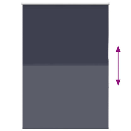 vidaXL Verdunkelungsrollo Marineblau 105x175 cm Stoffbreite 100,7 cm