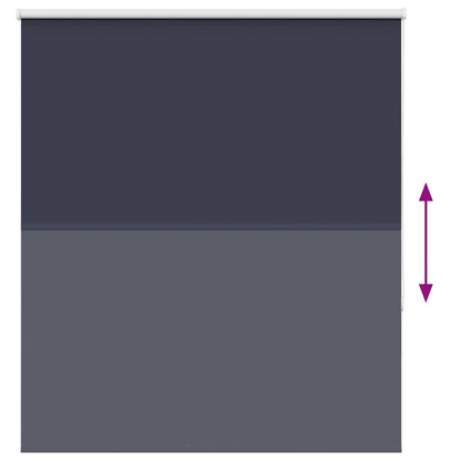 vidaXL Store occultant bleu marine 120x175 cm largeur du tissu 116,6 cm