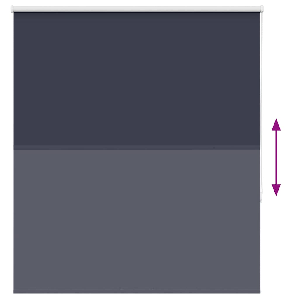 vidaXL Verdunkelungsrollo Marineblau 130x175 cm Stoffbreite 126,6 cm