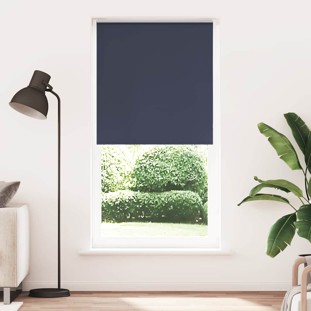 vidaXL Verdunkelungsrollo Marineblau 90x210cm Stoffbreite 85,7 cm