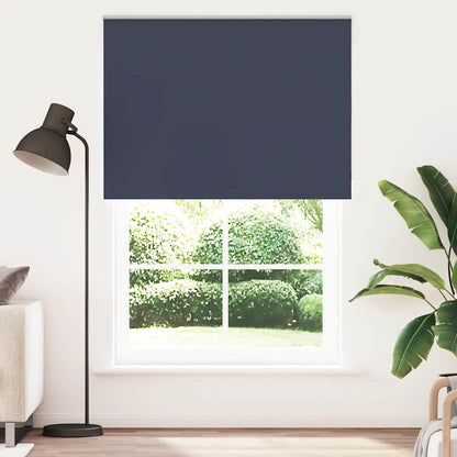 vidaXL Verdunkelungsrollo Marineblau 145x210 cm Stoffbreite 141,6 cm