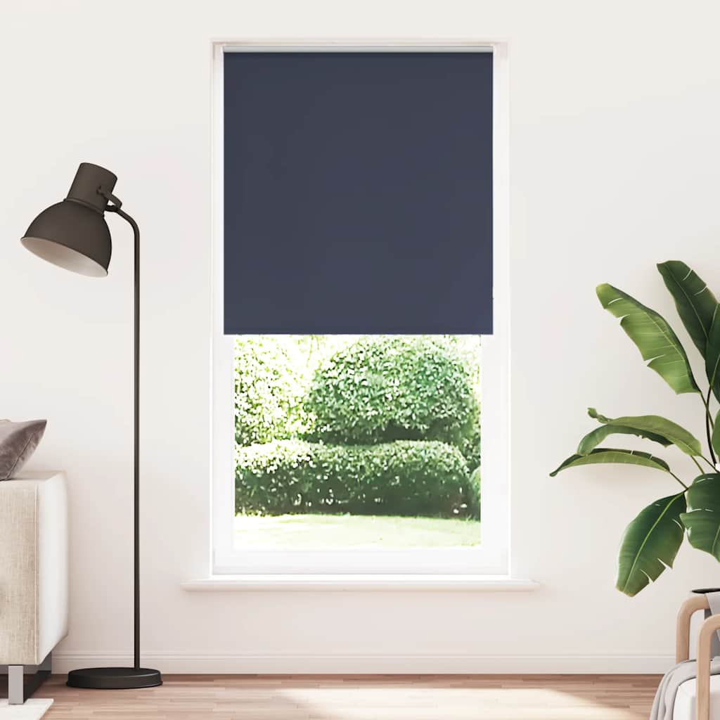 vidaXL Verdunkelungsrollo Marineblau 100x230cm Stoffbreite 95,7cm