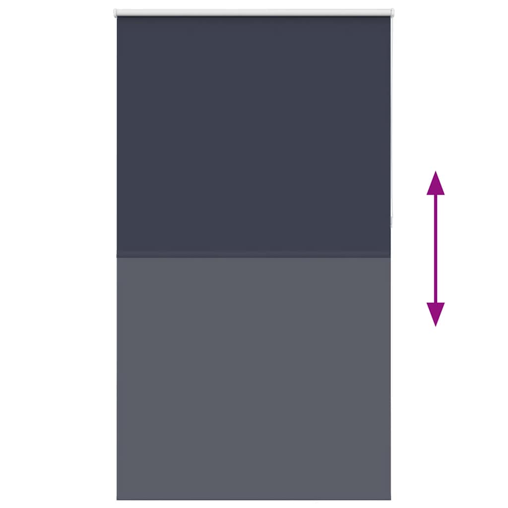 Verdunkelungsrollo Marineblau 120x230 cm Stoffbreite 116,6 cm