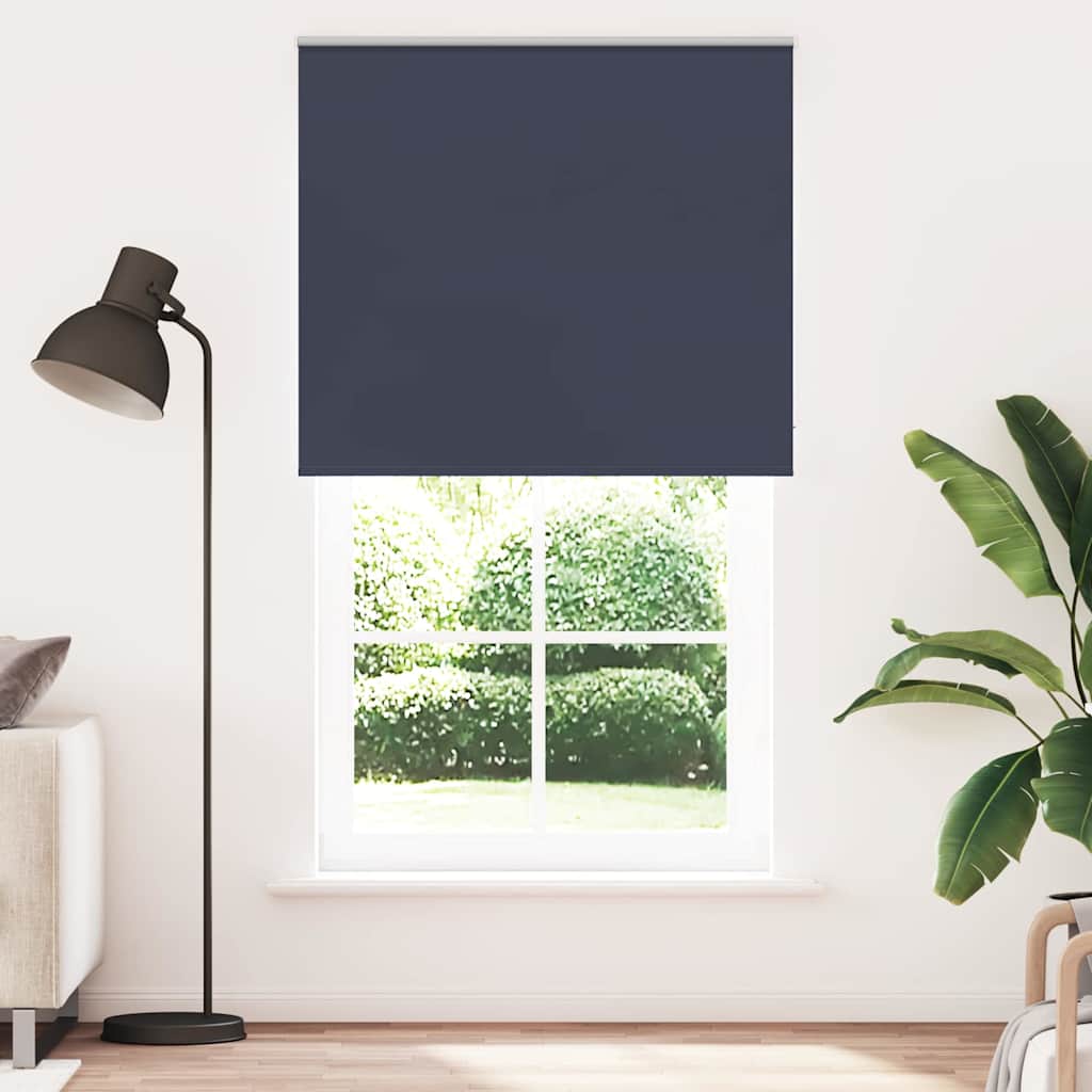 vidaXL Store occultant bleu marine 130x230 cm Largeur du tissu 126,6 cm