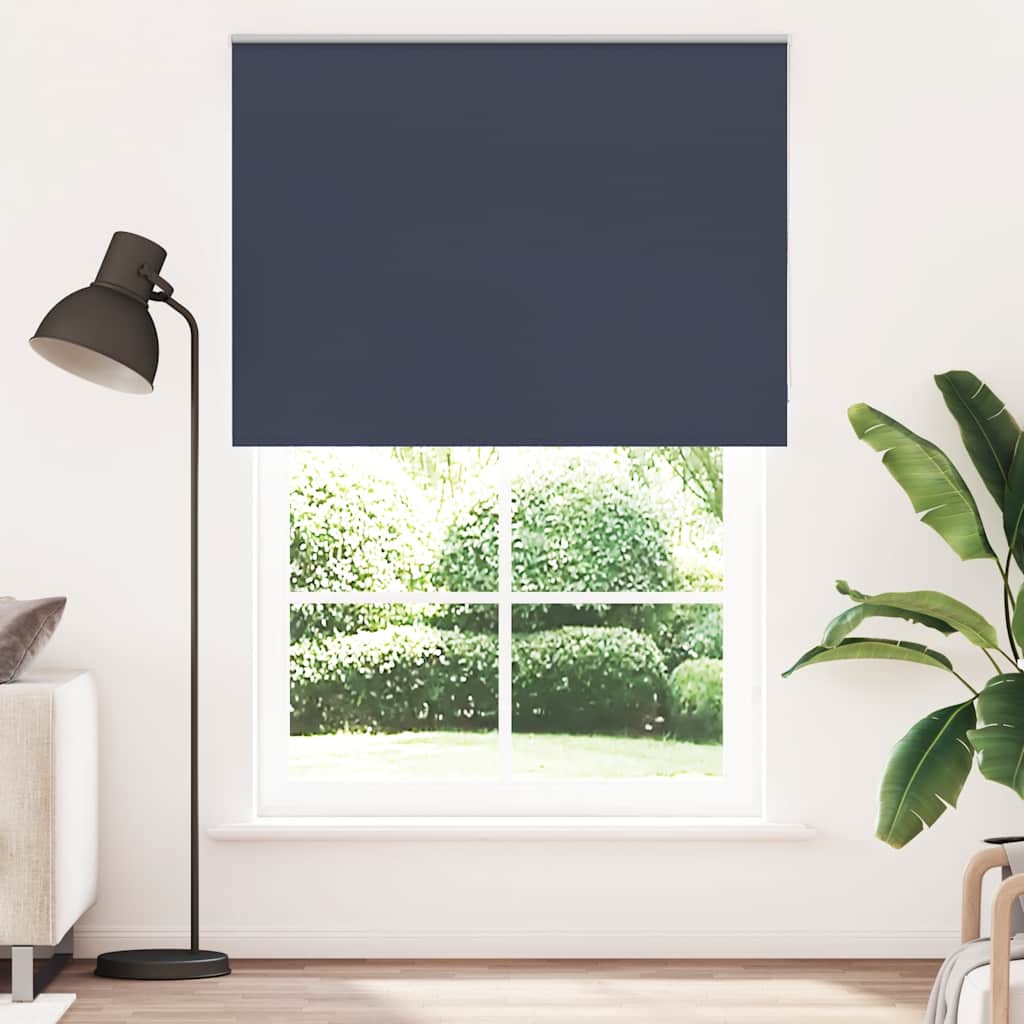 Verdunkelungsrollo Marineblau 145x230 cm Stoffbreite 141,6 cm