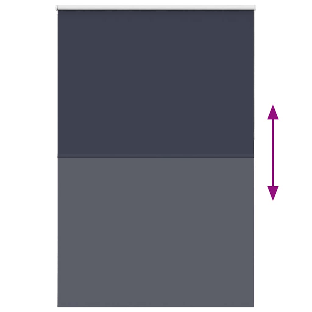 Verdunkelungsrollo Marineblau 145x230 cm Stoffbreite 141,6 cm