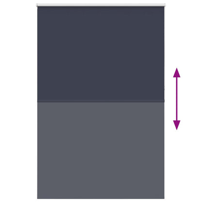 Verdunkelungsrollo Marineblau 145x230 cm Stoffbreite 141,6 cm