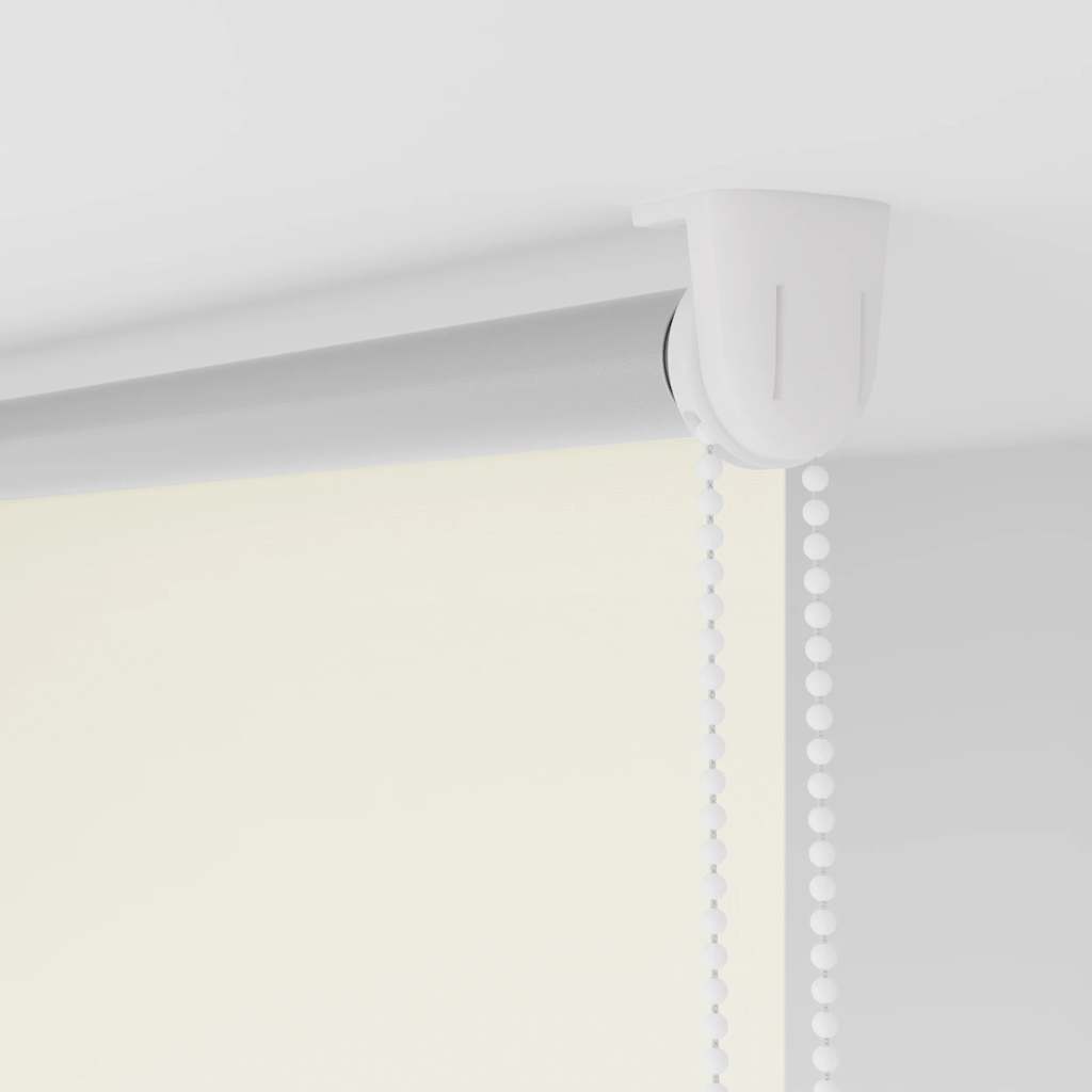 vidaXL Verdunkelungsrollo Cremeweiß 55x130cm Stoffbreite 50,7 cm