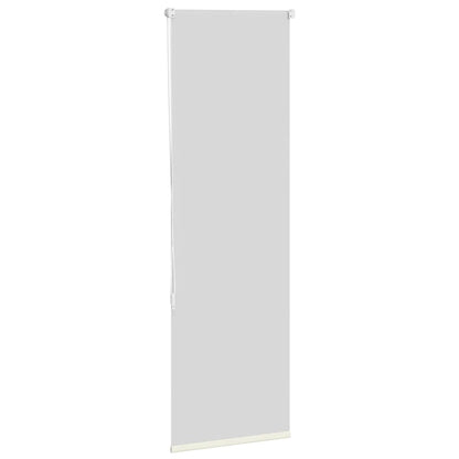 vidaXL Verdunkelungsrollo Cremeweiß 55x130cm Stoffbreite 50,7 cm