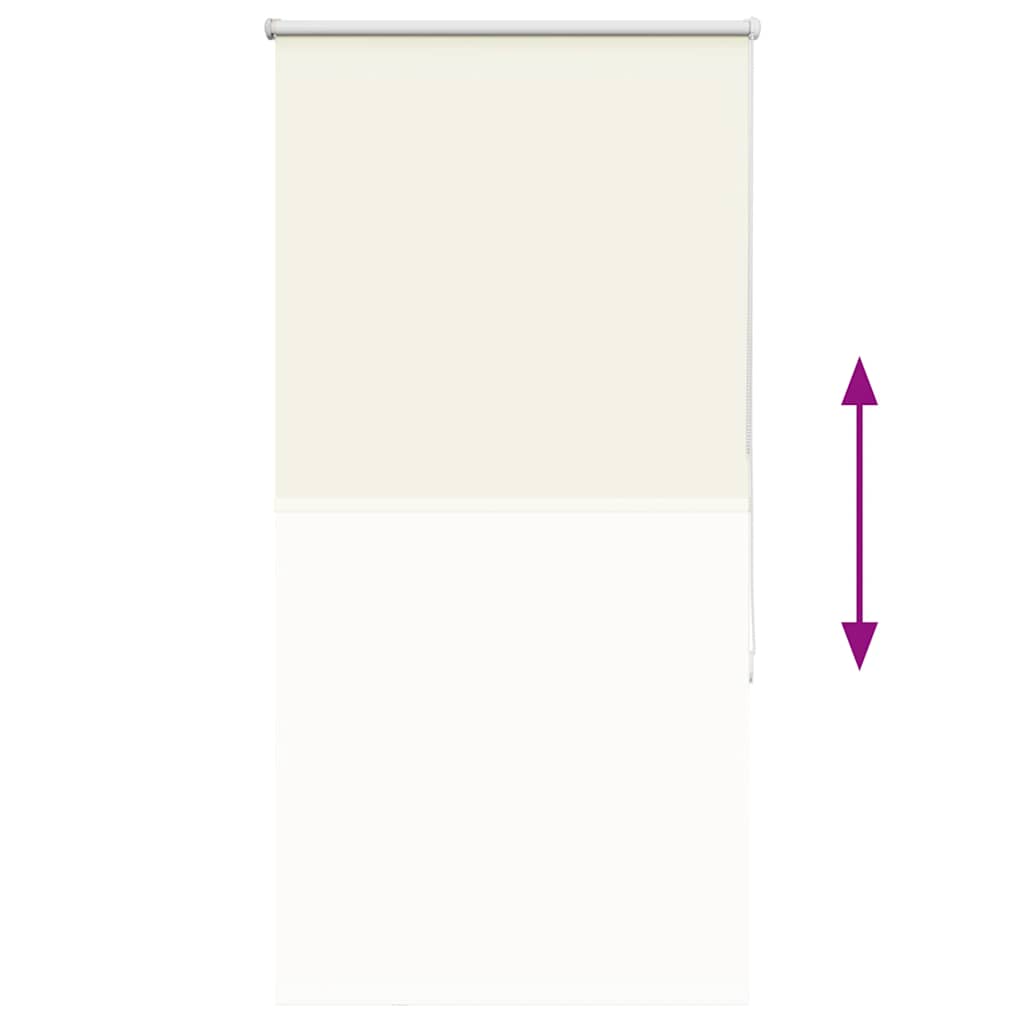 vidaXL Store occultant crème 70x130 cm Largeur du tissu 65,7 cm