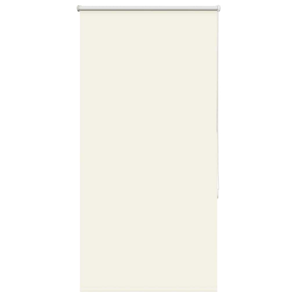 vidaXL Verdunkelungsrollo Cremeweiß 85x130cm Stoffbreite 80,7 cm