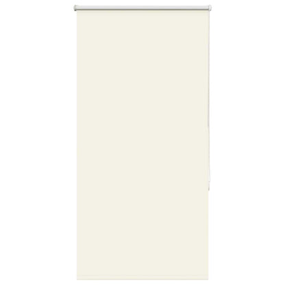 vidaXL Verdunkelungsrollo Cremeweiß 85x130cm Stoffbreite 80,7 cm