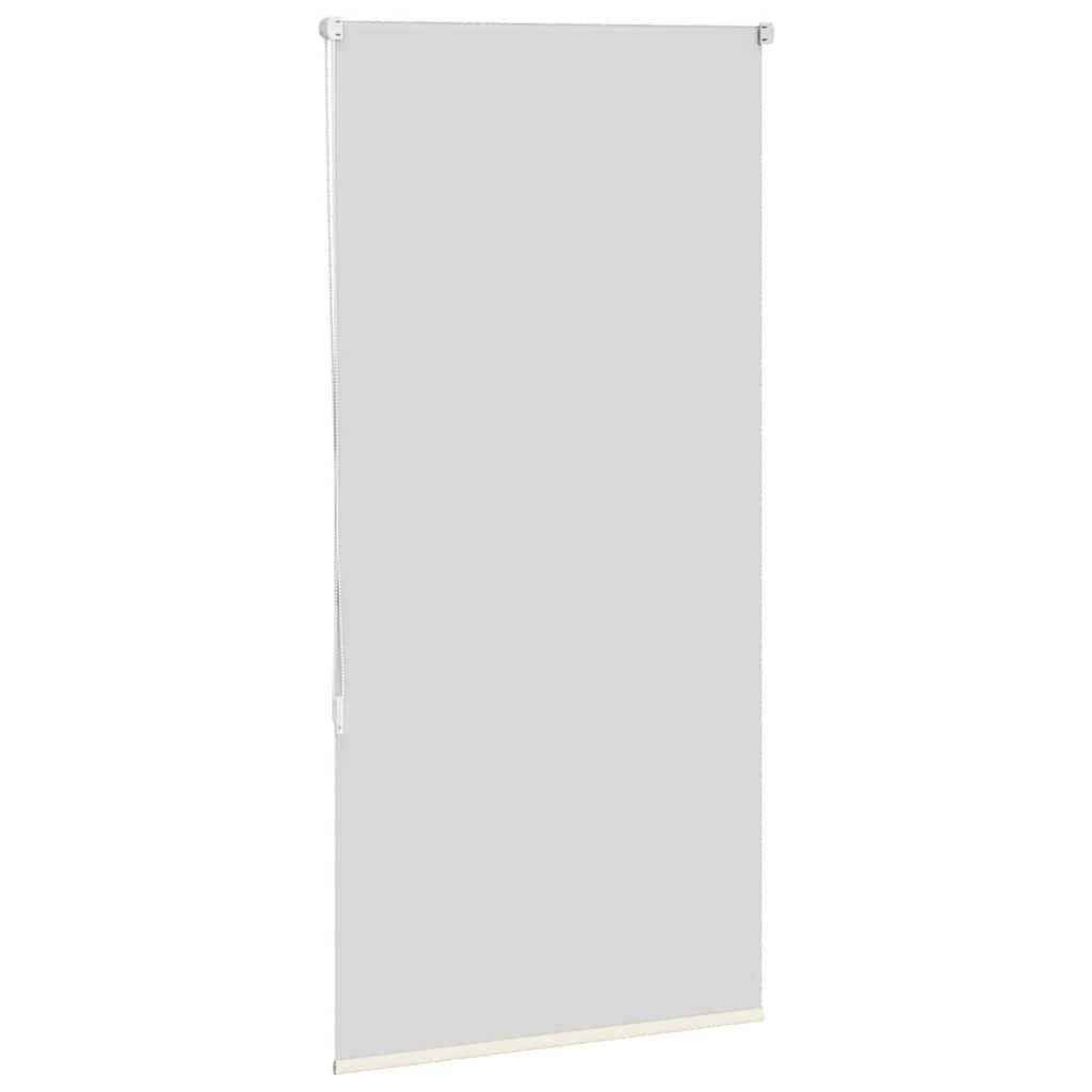 vidaXL Verdunkelungsrollo Cremeweiß 85x130cm Stoffbreite 80,7 cm