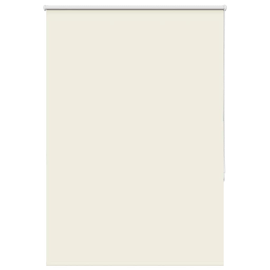 vidaXL Verdunkelungsrollo Cremeweiß 95x130cm Stoffbreite 90,7 cm