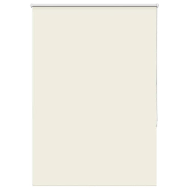 vidaXL Verdunkelungsrollo Cremeweiß 95x130cm Stoffbreite 90,7 cm