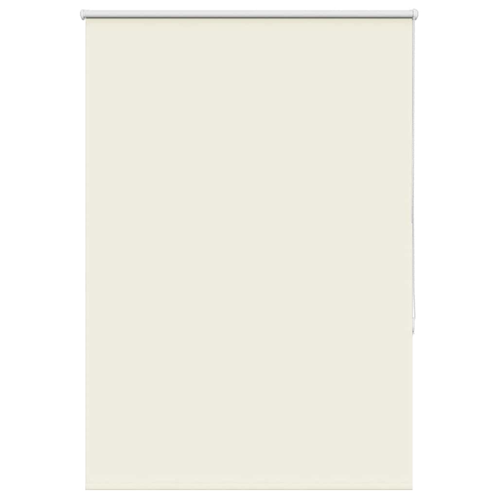 vidaXL Verdunkelungsrollo Cremeweiß 115x130cm Stoffbreite 110,7cm