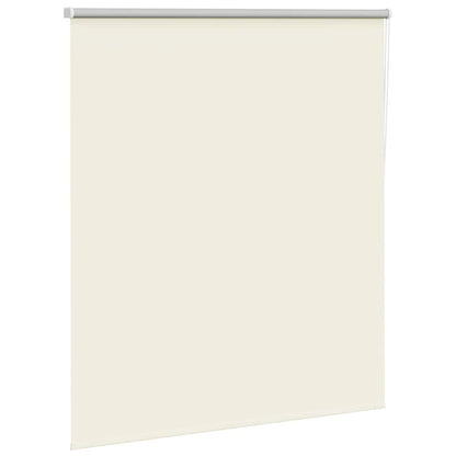 vidaXL Verdunkelungsrollo Cremeweiß 125x130cm Stoffbreite 121,6cm