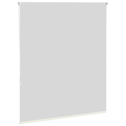 vidaXL Verdunkelungsrollo Cremeweiß 135x130cm Stoffbreite 131,6cm