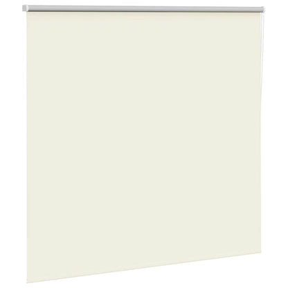 vidaXL Verdunkelungsrollo Cremeweiß 145x130cm Stoffbreite 141,6cm