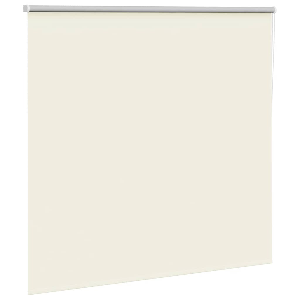 vidaXL Verdunkelungsrollo Cremeweiß 150x130cm Stoffbreite 146,6cm