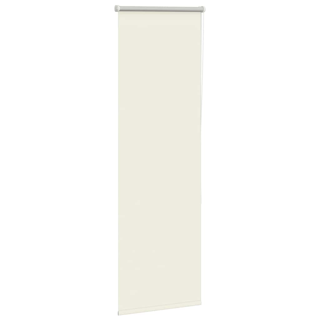 vidaXL Verdunkelungsrollo Cremeweiß 40x150cm Stoffbreite 35,7 cm