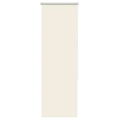 vidaXL Verdunkelungsrollo Cremeweiß 45x150cm Stoffbreite 40,7 cm