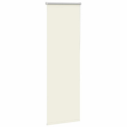 vidaXL Verdunkelungsrollo Cremeweiß 45x150cm Stoffbreite 40,7 cm