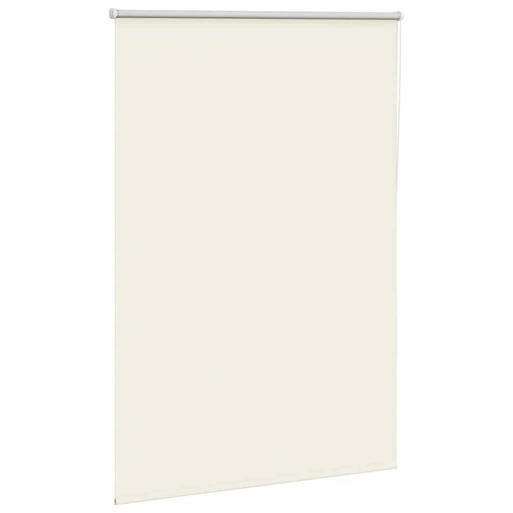 vidaXL Verdunkelungsrollo Cremeweiß 110x150cm Stoffbreite 105,7cm
