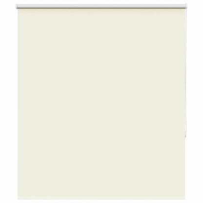 vidaXL Verdunkelungsrollo Cremeweiß 125x150cm Stoffbreite 121,6cm