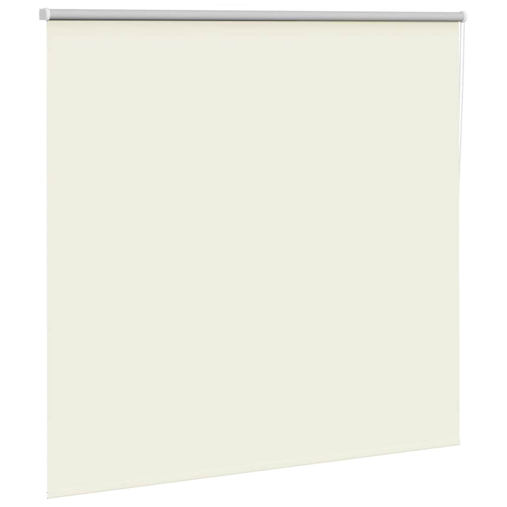 vidaXL Verdunkelungsrollo Cremeweiß 150x150cm Stoffbreite 146,6cm