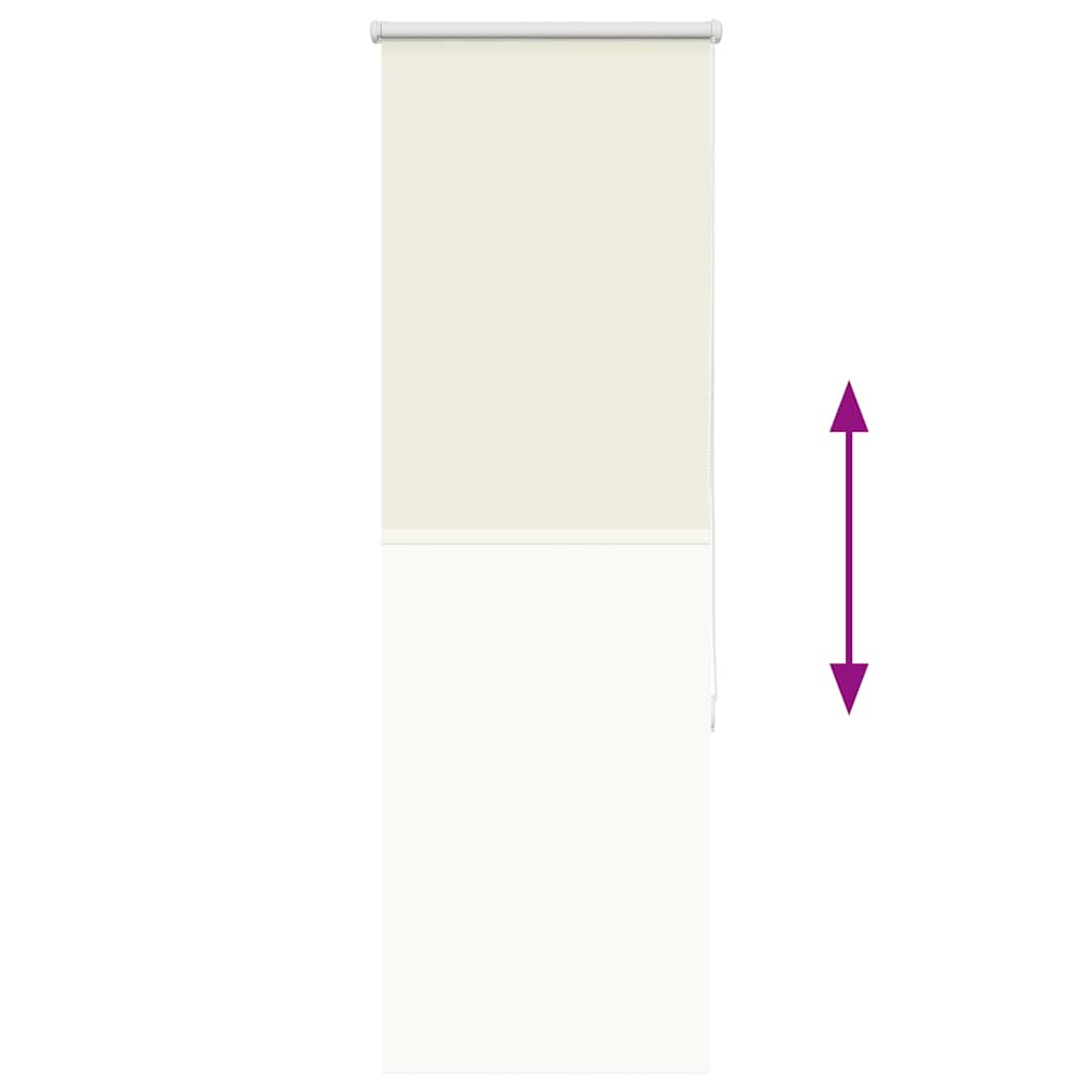 vidaXL Store occultant Crème 45x175cm Largeur de tissu 40,7 cm