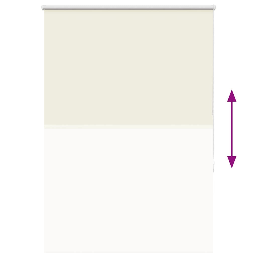 vidaXL Store occultant Crème 100x175 cm Largeur du tissu 95,7 cm