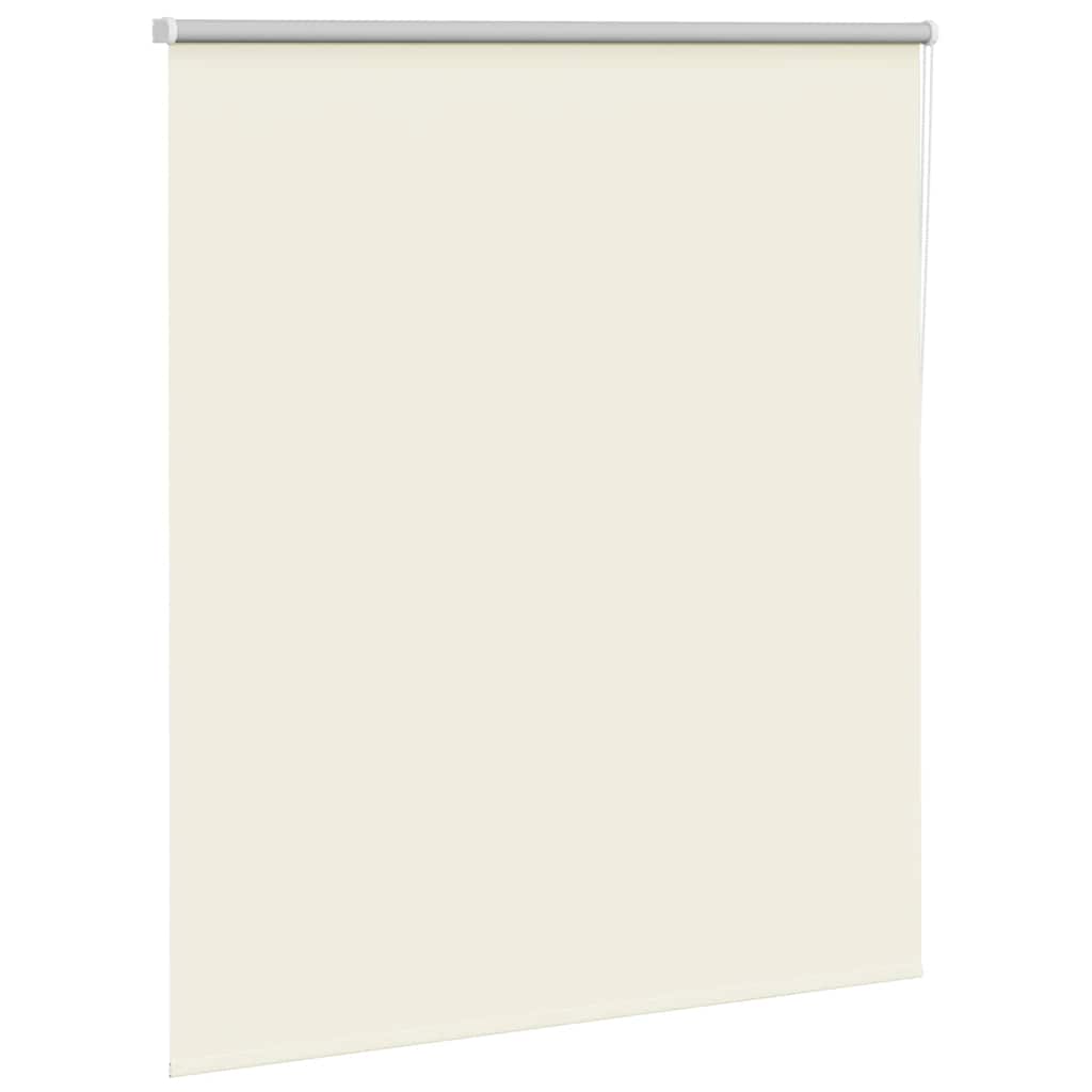 vidaXL Verdunkelungsrollo Cremeweiß 125x175cm Stoffbreite 121,6cm
