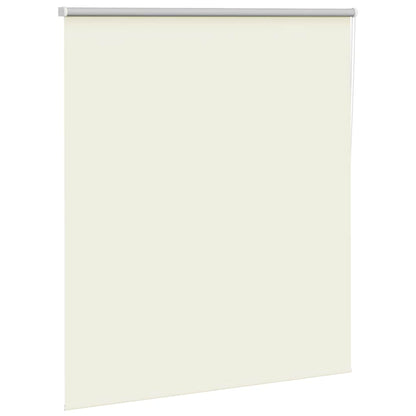 vidaXL Verdunkelungsrollo Cremeweiß 130x175cm Stoffbreite 126,6cm