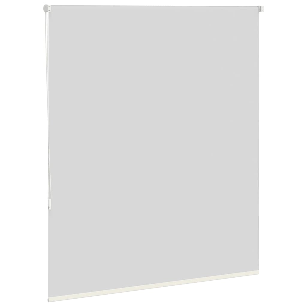 vidaXL Verdunkelungsrollo Cremeweiß 130x175cm Stoffbreite 126,6cm