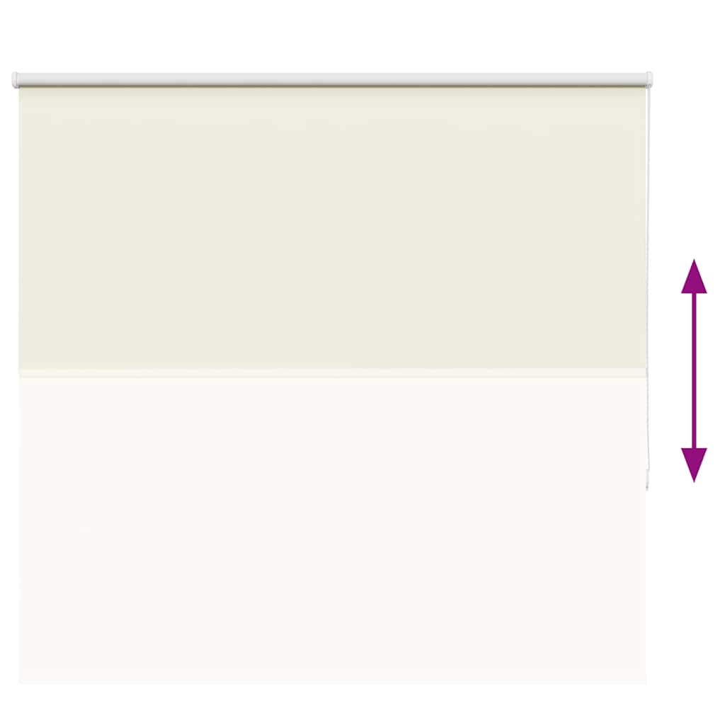 vidaXL Verdunkelungsrollo Cremeweiß 160x175cm Stoffbreite 156,6cm