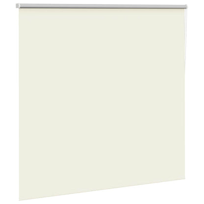 vidaXL Verdunkelungsrollo Cremeweiß 165x175cm Stoffbreite 161,6cm
