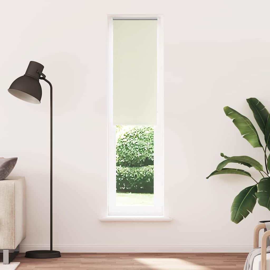 vidaXL Store occultant crème 50x210cm Largeur du tissu 45,7 cm