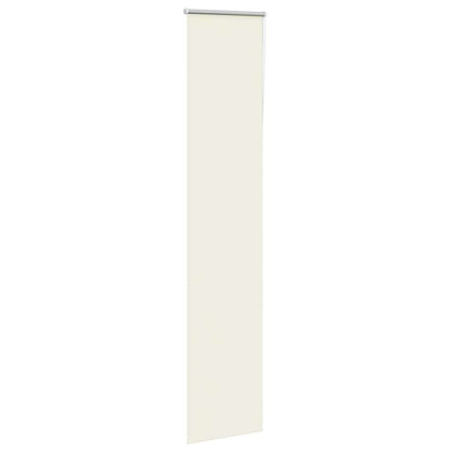 vidaXL Verdunkelungsrollo Cremeweiß 55x210cm Stoffbreite 50,7 cm