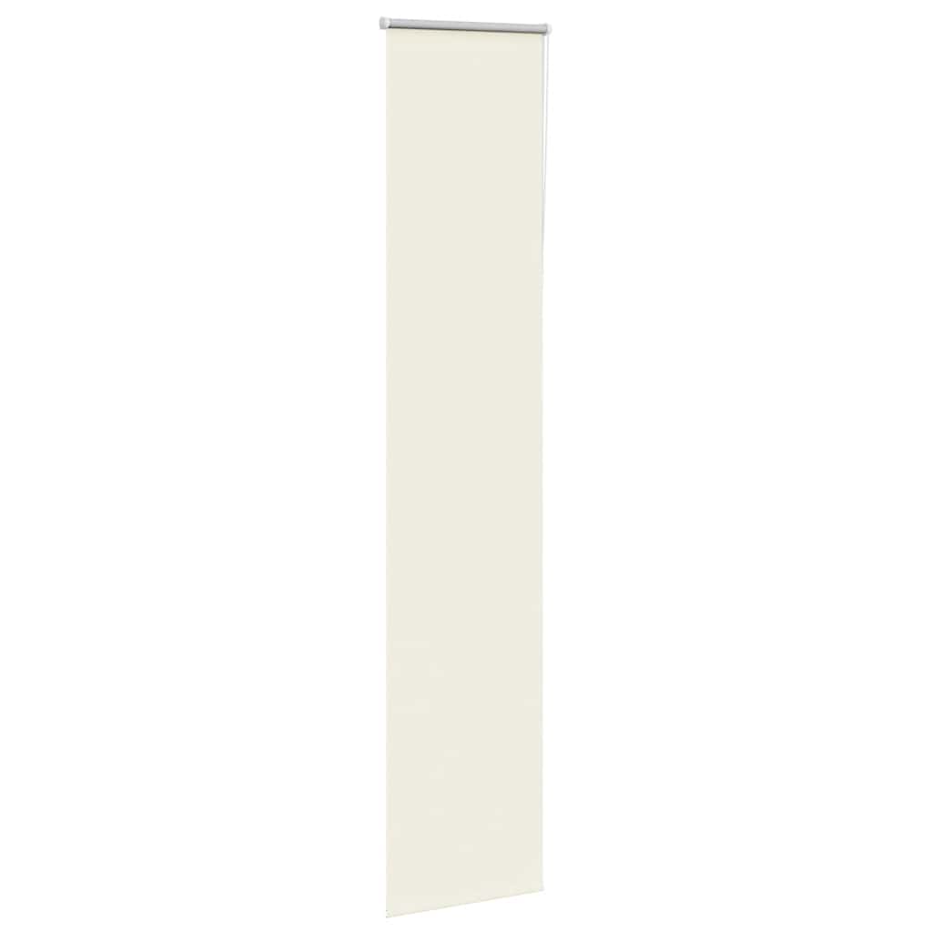 vidaXL Verdunkelungsrollo Cremeweiß 60x210cm Stoffbreite 55,7 cm