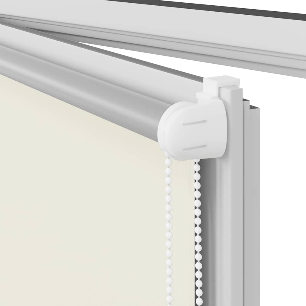 vidaXL Verdunkelungsrollo Cremeweiß 70x210cm Stoffbreite 65,7 cm